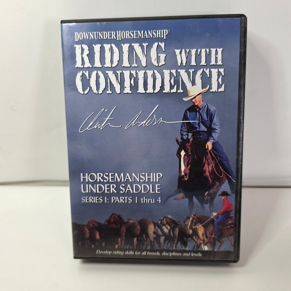 Clinton Anderson Riding With Confidence Series 1 Parts 1-4 DVD Horsemanship Set